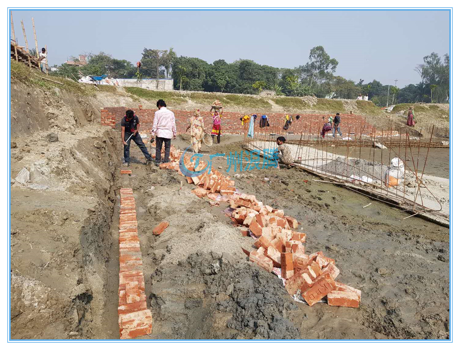 印度孟加拉施工現場